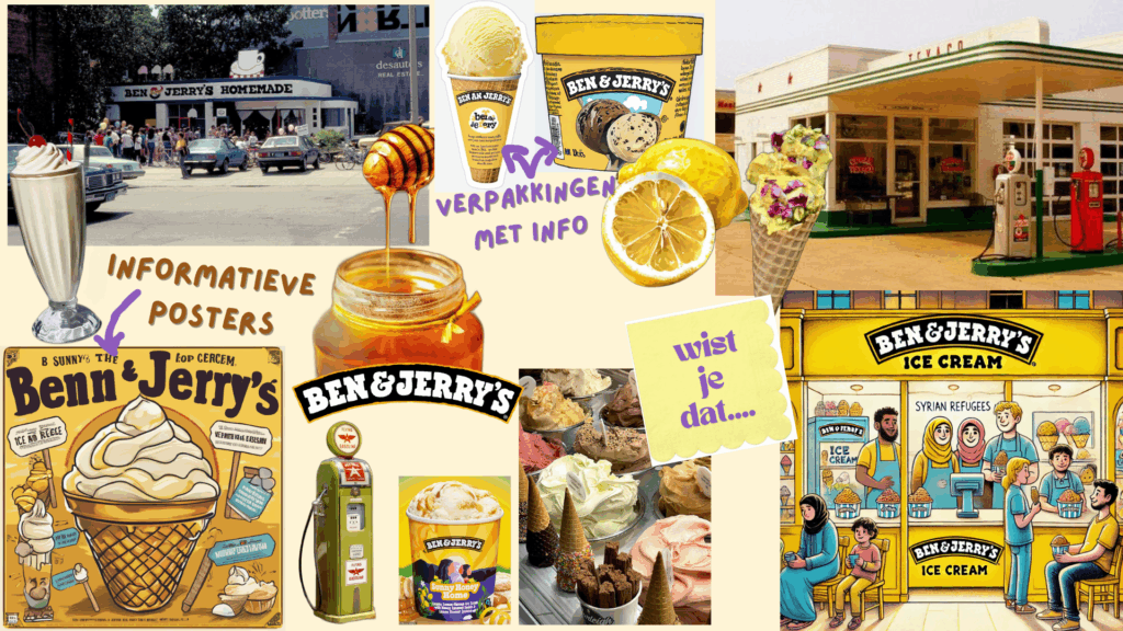 Ben&Jerry's project visualisatie